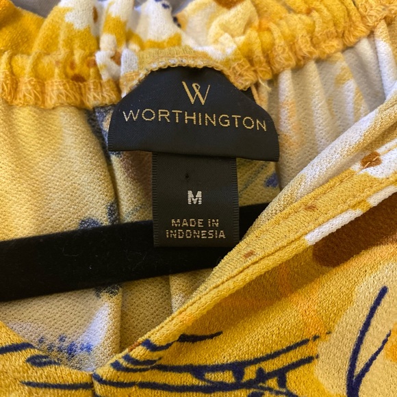 Worthington Yellow Floral Tank - Picture 2 of 2